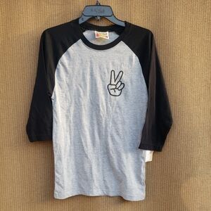 Vintage Women's USC Long Sleeve Raglan Tee - Gray & Black